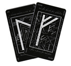 English Rune Cards (Black) - 33 cards