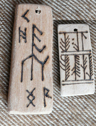 Birthday Runes Talisman Pendants
